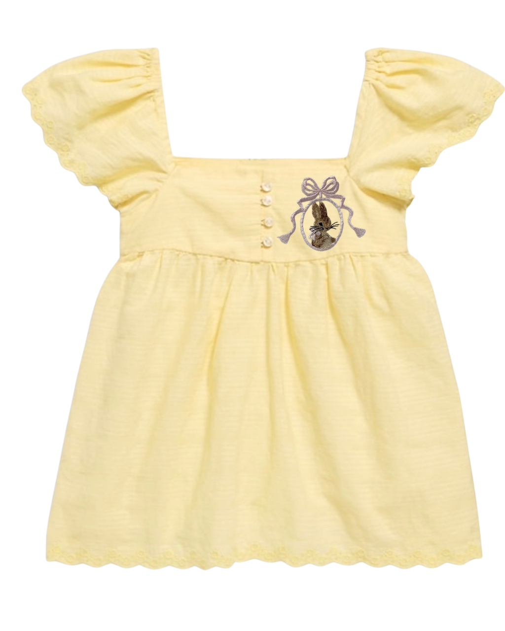 Girls Flutter Sleeve Top