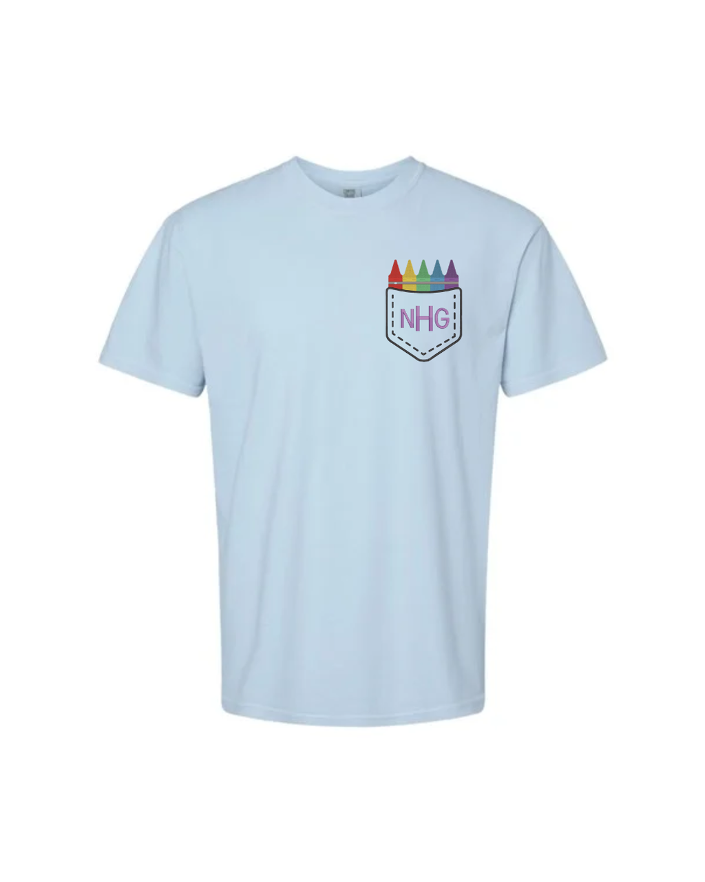 Crayon Box Faux Pocket T-Shirt