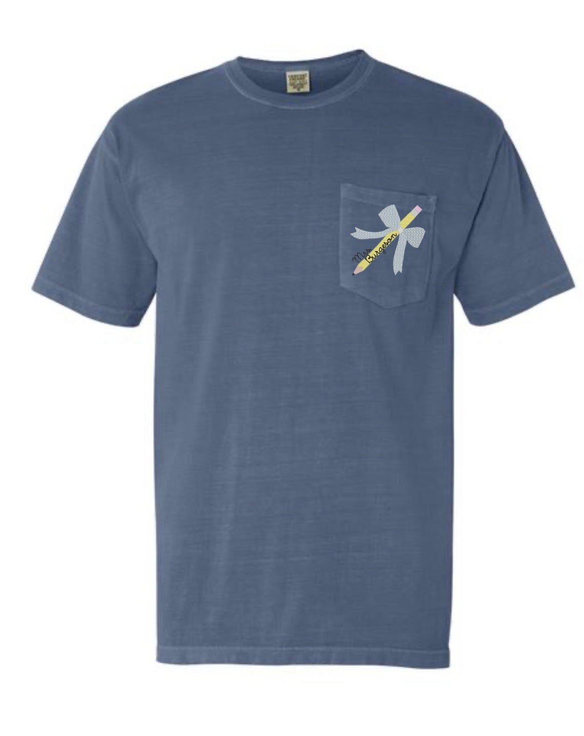 Pencil and Bow Comfort Colors T-Shirt